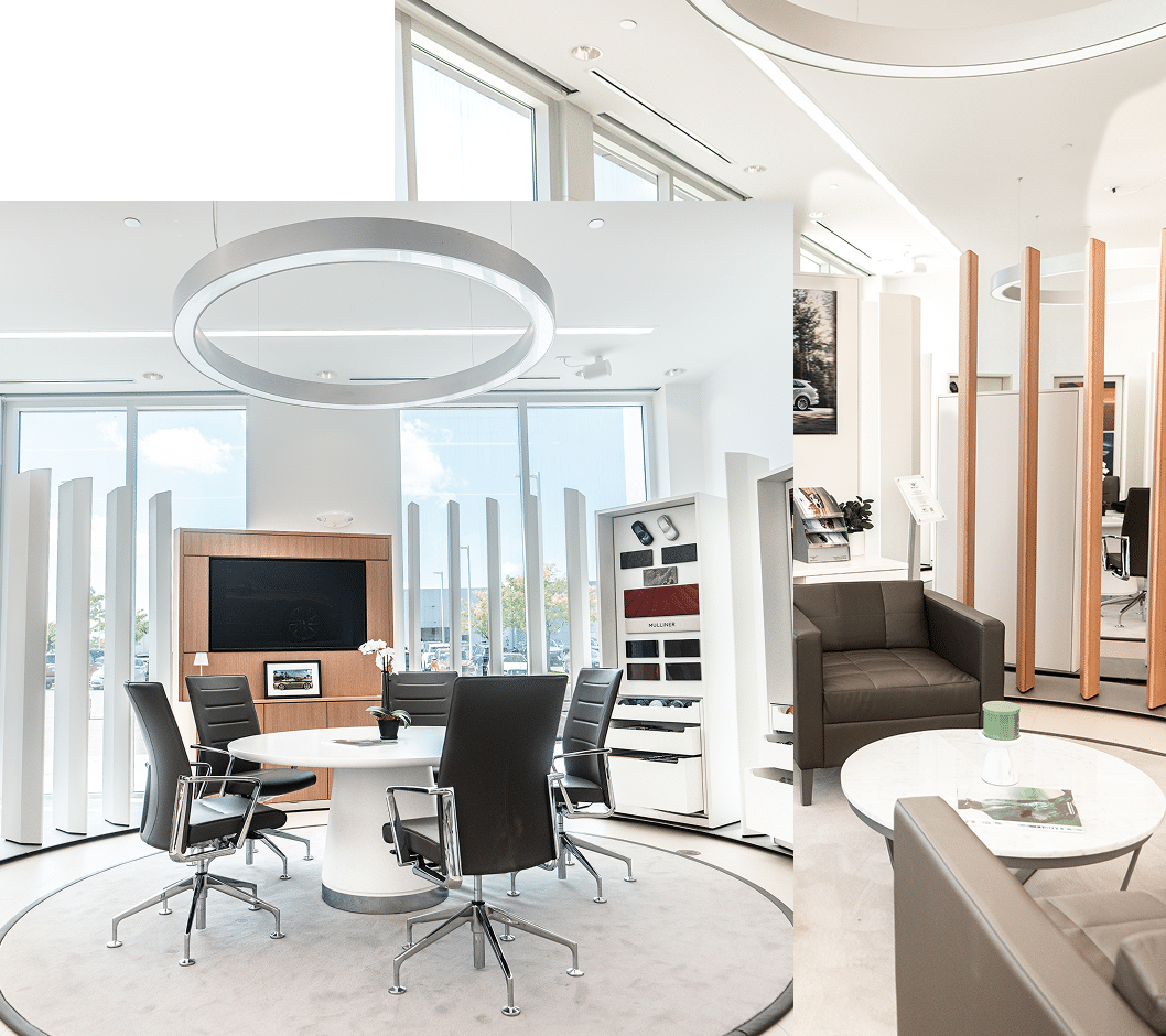 Curated Bentley in showroom
