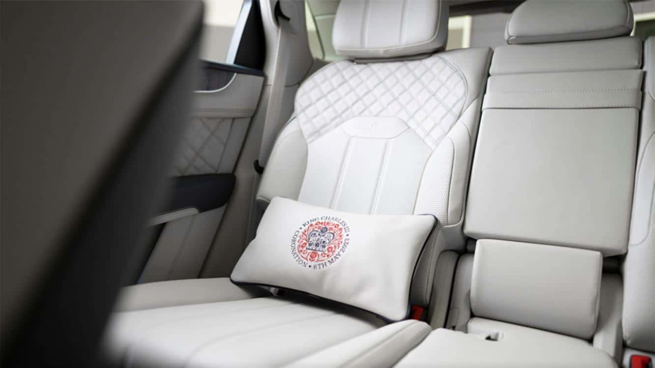 Mulliner artisan hand-stitching leather at Crewe