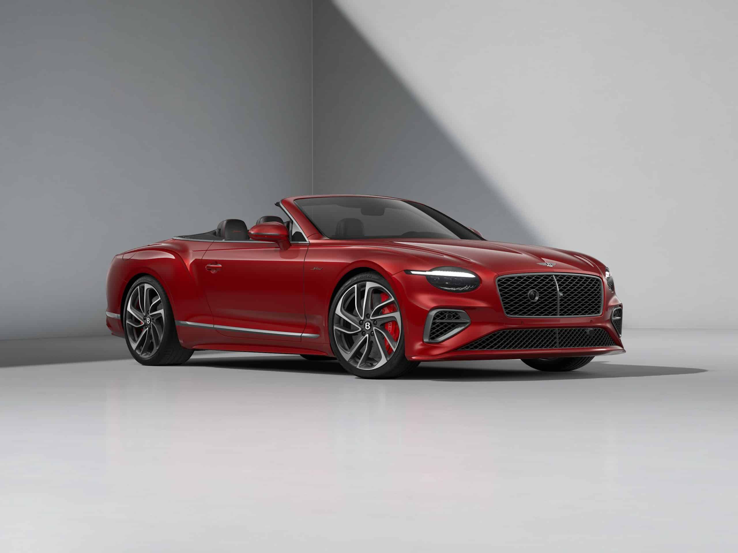 Bentley Continental GTC Speed in Dragon Red