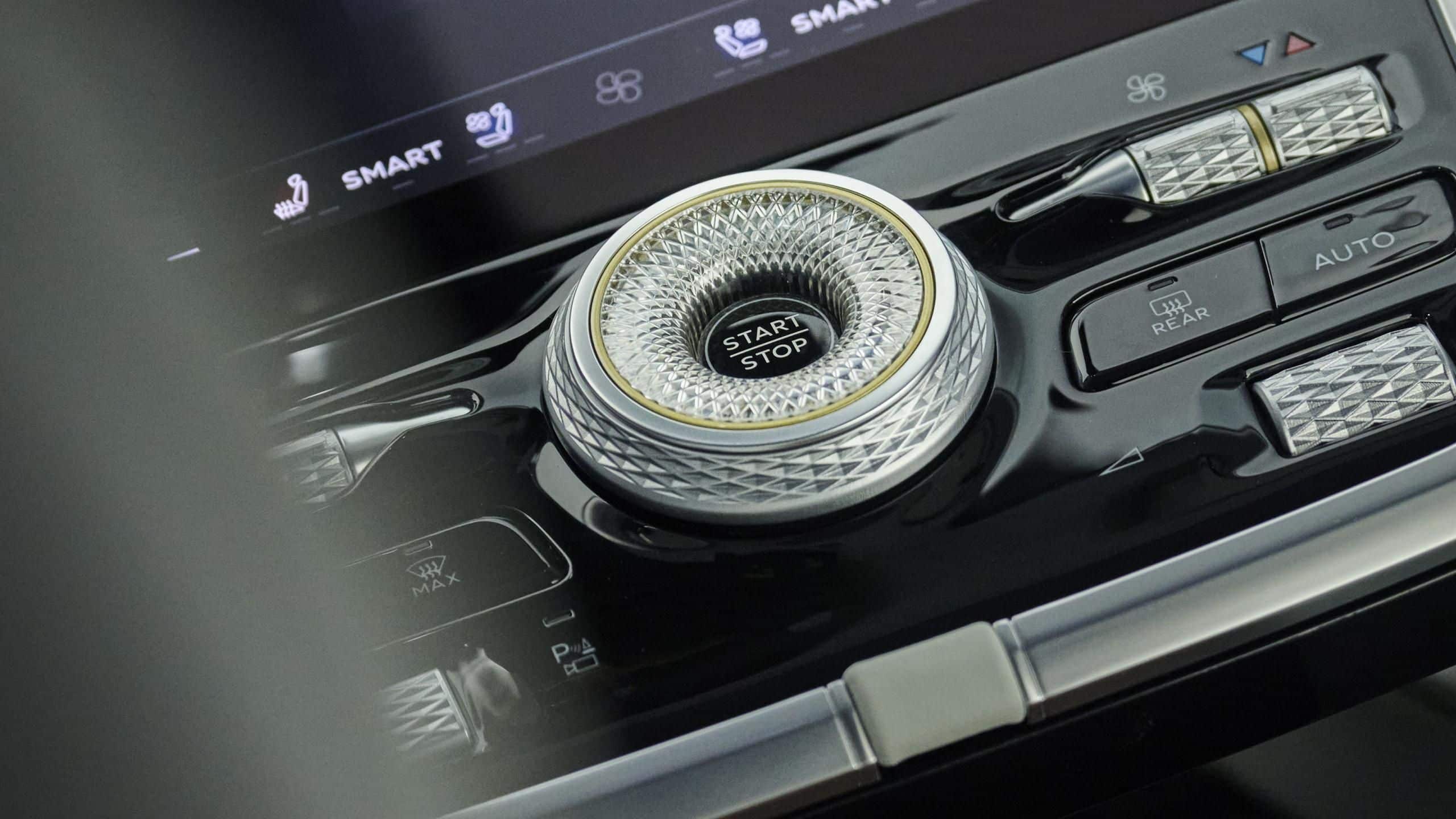 The Bentley Torcal Curation Engine drive mode selector