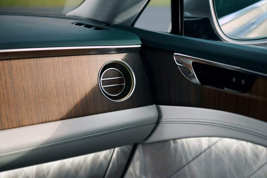 Bentley Torcal door trim and veneer detail